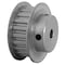 B&B Manufacturing 22XL037-6FA3, Timing Pulley, Aluminum, Clear Anodized,  22XL037-6FA3 - alternate 1